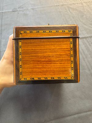 A group of six wooden tea caddies with inlaid decoration, The Netherlands, 18th C. — photo 34