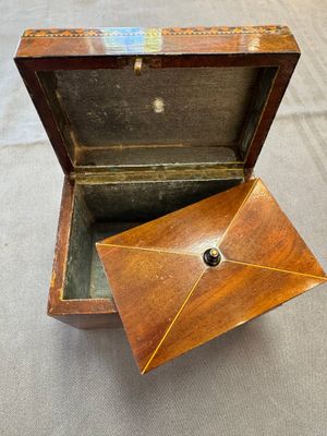 A group of six wooden tea caddies with inlaid decoration, The Netherlands, 18th C. — photo 8