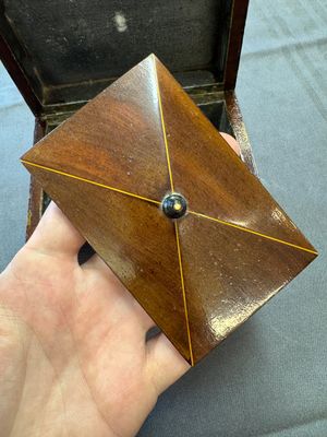 A group of six wooden tea caddies with inlaid decoration, The Netherlands, 18th C. — photo 10