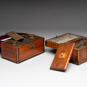 A group of six wooden tea caddies with inlaid decoration, The Netherlands, 18th C. — photo 6