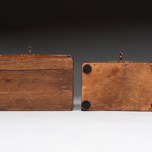 A group of six wooden tea caddies with inlaid decoration, The Netherlands, 18th C. — photo 9
