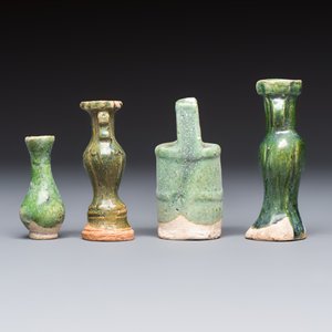 A group of ten Chinese glazed pottery mingqi, Ming — photo 15