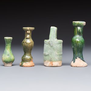 A group of ten Chinese glazed pottery mingqi, Ming — photo 17