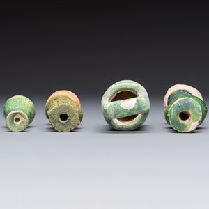 A group of ten Chinese glazed pottery mingqi, Ming — photo 18