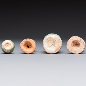 A group of ten Chinese glazed pottery mingqi, Ming — photo 19