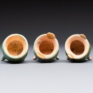 A group of ten Chinese glazed pottery mingqi, Ming — photo 6