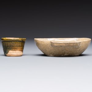 A group of ten Chinese glazed pottery mingqi, Ming — photo 16