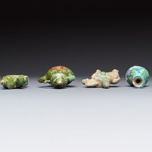 A group of ten Chinese glazed pottery mingqi, Ming — photo 6