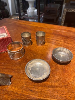A group of ten varied Chinese small silver wares, Bao Sheng 寶升 mark, 19/20th C. — 照片 1