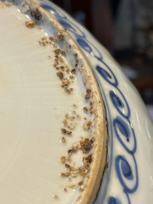 A group of thirteen Chinese blue, white and famille rose plates and a bowl, late Ming/early Qing — 照片 16