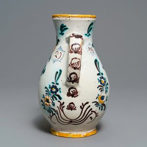 A Habaner pottery 'Holy Trinity' jug, Slovakia, dated 1820 — photo 4