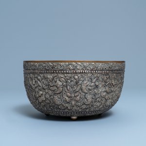 A hammered gilt silver bowl, Thailand, 19/20th C. — 照片 5