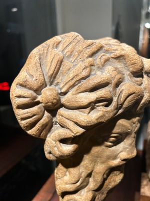 A Hellenistic or Roman marble 'Pan' fountain head, Italy, probably 3rd/2nd C. B.C. — photo 1