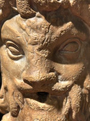 A Hellenistic or Roman marble 'Pan' fountain head, Italy, probably 3rd/2nd C. B.C. — photo 34