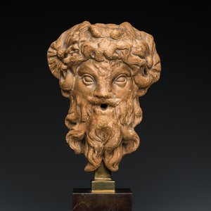 A Hellenistic or Roman marble 'Pan' fountain head, Italy, probably 3rd/2nd C. B.C. — photo 1