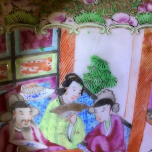 19世纪 广彩绣墩  — 照片 12