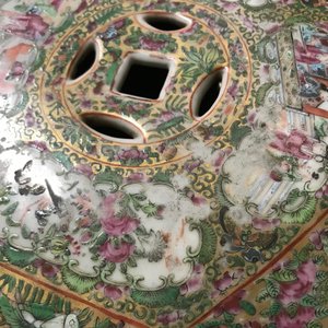 19世纪 广彩绣墩  — 照片 21
