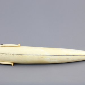 A highly unusual Indian carved open-folding ivory tusk, 19th C. — 照片 3