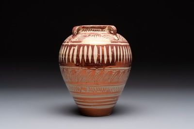 A Hispano-Moresque lustre-glazed vase, Spain, 17th C.