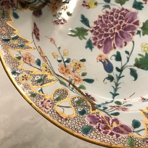 A Holitsch faience famille rose-style chinoiserie plate, Hungary, 18th C. — 照片 9