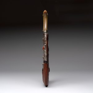 A jambiya-style dagger or 'Asib' with horn hilt and silver-plated mounts, Yemen, 19th C. — 照片 4