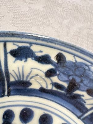 A Japanese Arita blue and white jug and a pair of plates, Edo, 17th C. — 照片 43