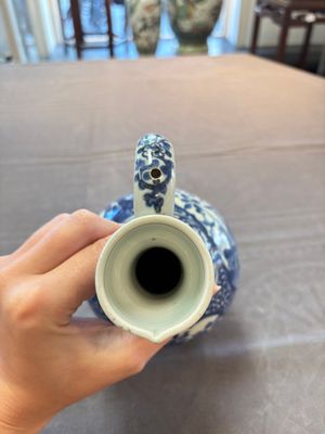 A Japanese Arita blue and white jug and a silver-mounted tankard, Edo, 17/18th C. — 照片 13