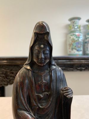 A Japanese bronze Kannon, Meiji, 19/20th C. — photo 8