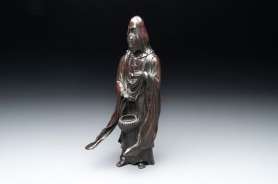 A Japanese bronze Kannon, Meiji, 19/20th C.