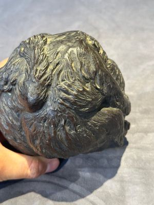 A Japanese bronze okimono with three monkeys, Yoshinobu seal mark, Meiji period — 照片 9