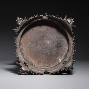 A Japanese bronze vase carried by a dragon, Meiji, 19th C. — photo 7