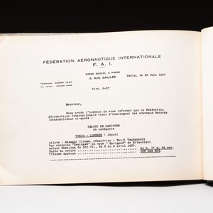 A Japanese commemorative album of the Tokyo–London Eurasia flight record, dated 1937 — photo 5