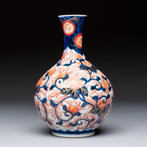 A Japanese Imari bowl, a bottle vase and a brush washer, Meiji, 19/20th C. — photo 11