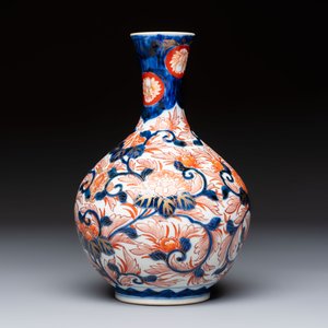 A Japanese Imari bowl, a bottle vase and a brush washer, Meiji, 19/20th C. — photo 10