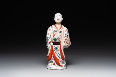 A Japanese Imari figure of a Bijin, Edo, 1st half 18th C.