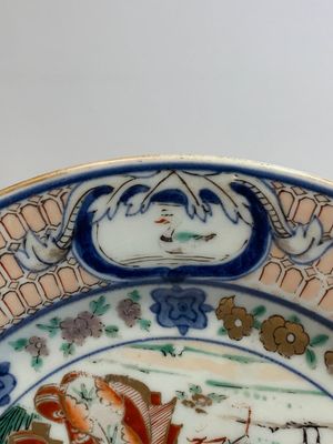 A Japanese Imari 'Parasol Ladies' dish after Cornelis Pronk, Edo, 18th C. — photo 7