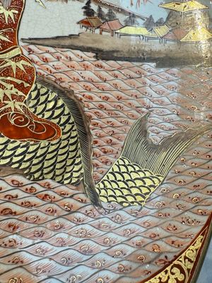 A Japanese Kutani dish with narrative design, Edo/Meiji, 19th C. — photo 9