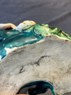 A Japanese polychrome-glazed group of playing Buddhist lions, 18/19th C. — photo 8