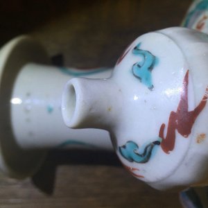 A Japanese porcelain polychrome Kendi, Kutani, 17th C. — photo 8