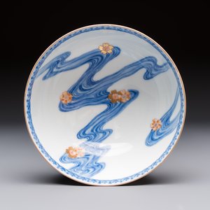 A Japanese Satsuma bowl, a pair of vases, a polychrome figure, and a marked Koransha bowl, 19/20th C. — 照片 24