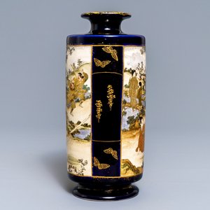 A Japanese Satsuma 'warriors' vase, Meiji, 19th C. — 照片 4