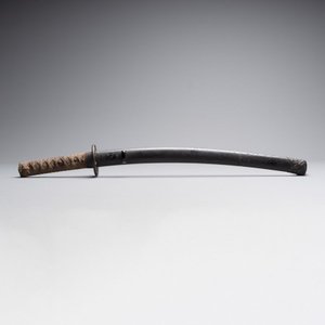 A Japanese wakizashi, signed Izumi no Kami Kanesada, with koshirae — photo 5