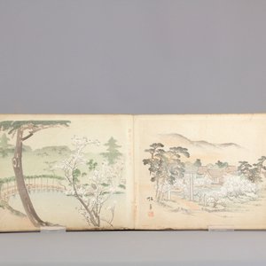 A Japanese woodblock album and two Chinese landscape albums, ca. 1900 — photo 6
