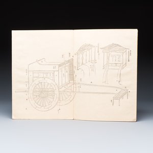 A Japanese woodblock-printed album of historical vehicles, by Ishimoto Shūen, Kojitsu Sōsho, vol. II — photo 10