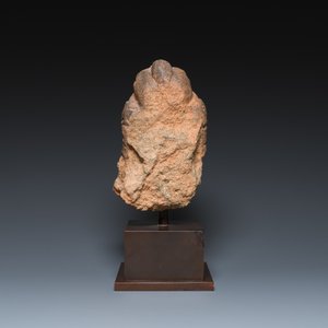 A Javanese carved andesite stone head of Shiva, Indonesia, probably 8/9th C. — photo 4