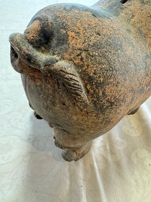 A Javanese terracotta boar-shaped money bank, probably Majapahit Kingdom, 15th C. — photo 15