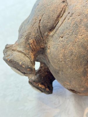 A Javanese terracotta boar-shaped money bank, probably Majapahit Kingdom, 15th C. — photo 10