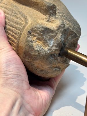A Khmer Angkor Wat-style sandstone head of Shiva, probably 12th C. — photo 12