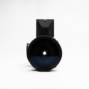 A Kiev 88 with Zodiak-B 30mm F3.5 fisheye lens, waist-level viewfinder and film back — photo 5