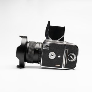 A Kiev 88 with Zodiak-B 30mm F3.5 fisheye lens, waist-level viewfinder and film back — photo 4